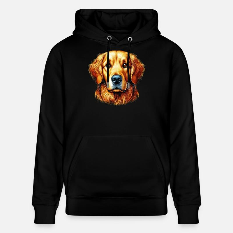 Chien Labrador Golden Retriever - Sweat à capuche bio CRUISER Stanley/Stella Unisexe - noir