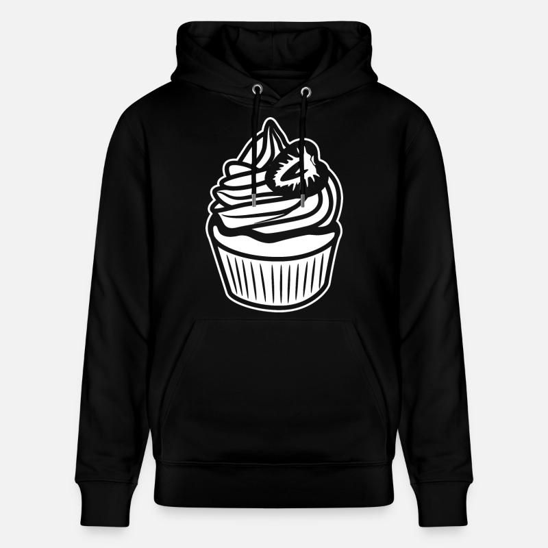 Croquis de gâteau - Sweat à capuche bio CRUISER Stanley/Stella Unisexe - noir