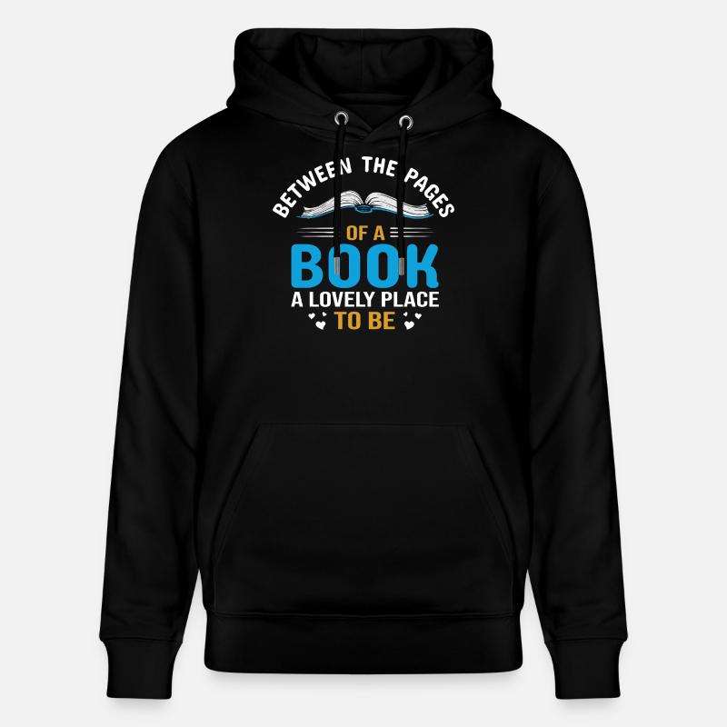 Zwischen den Seiten eines Buches - Stanley/Stella Unisex Bio-Hoodie CRUISER  - Schwarz