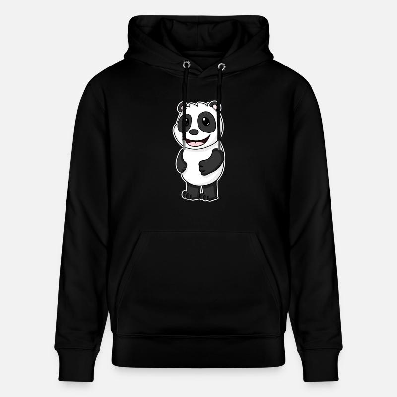 Panda Ours Panda Baby - Sweat à capuche bio CRUISER Stanley/Stella Unisexe - noir