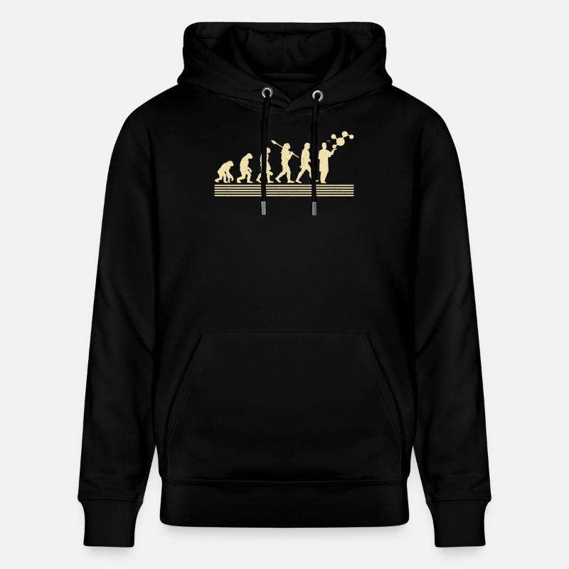 Biologe Evolution - Stanley/Stella Unisex Bio-Hoodie CRUISER  - Schwarz
