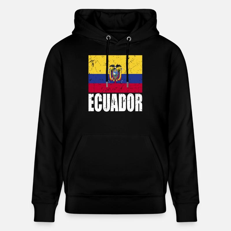 Drapeau de l’Équateur - Sweat à capuche bio CRUISER Stanley/Stella Unisexe - noir