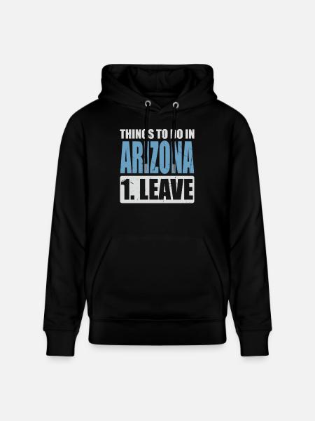 Arizona Memes - Stanley/Stella CRUISER Unisex Organic Hoodie - black