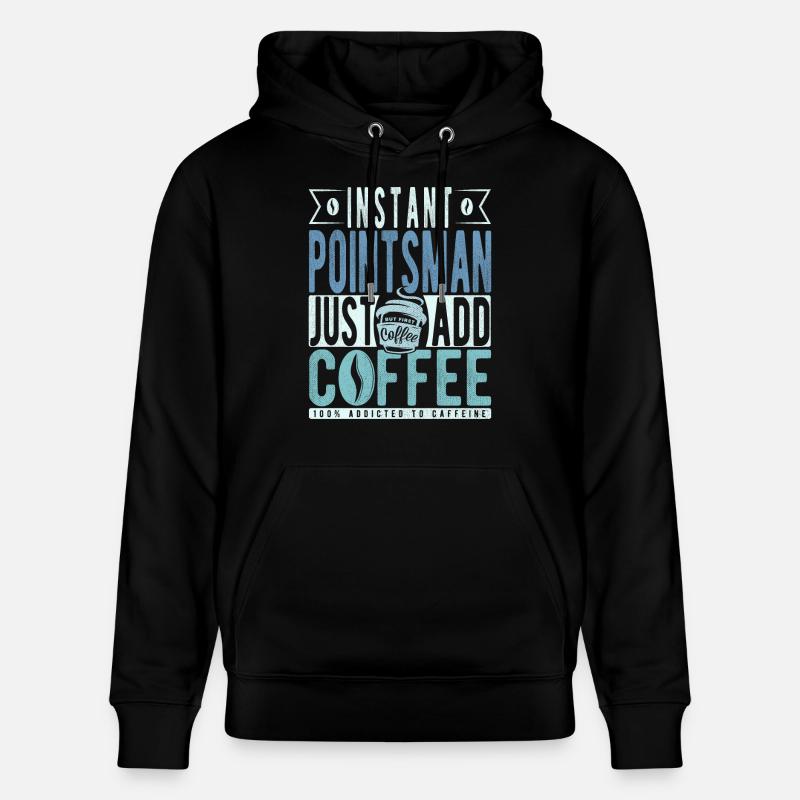 Changer de dicton de café - Sweat à capuche bio CRUISER Stanley/Stella Unisexe - noir