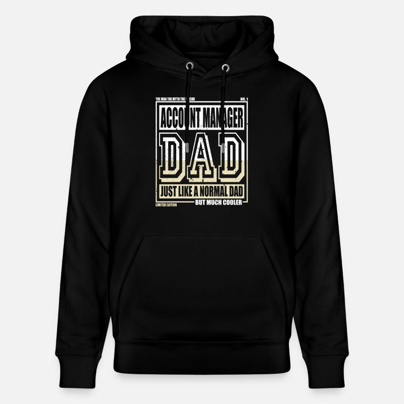 Comptable Papa Cadeau - Sweat à capuche bio CRUISER Stanley/Stella Unisexe - noir