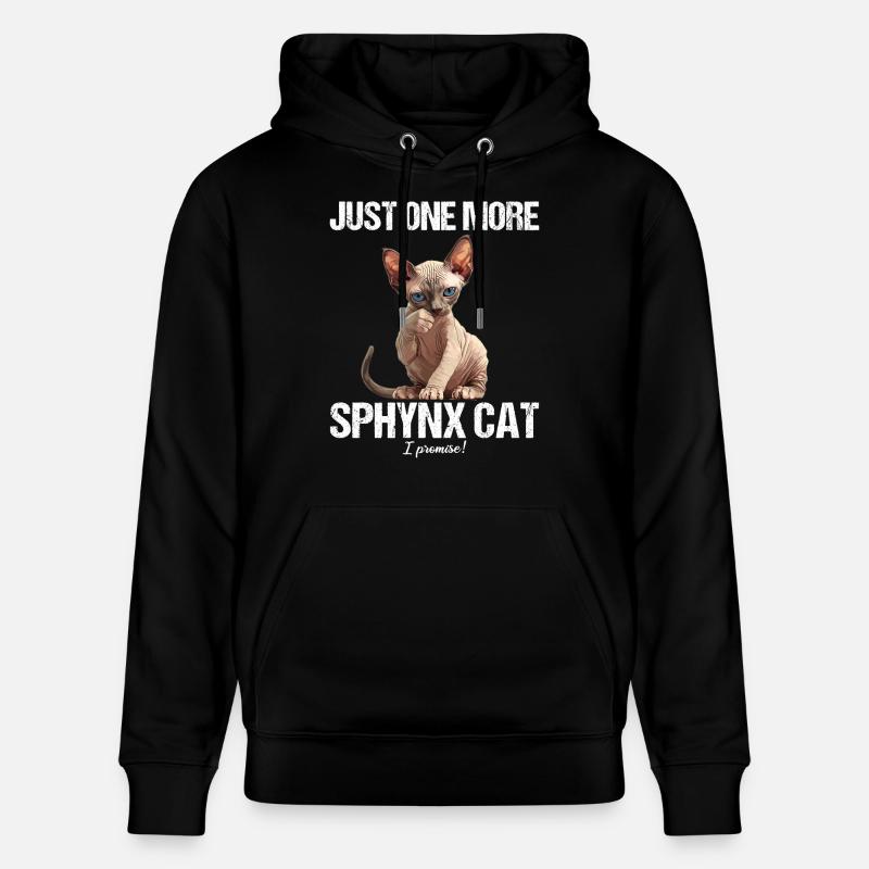 Sphynx Kätzchen Sphynx Katze - Stanley/Stella Unisex Bio-Hoodie CRUISER  - Schwarz