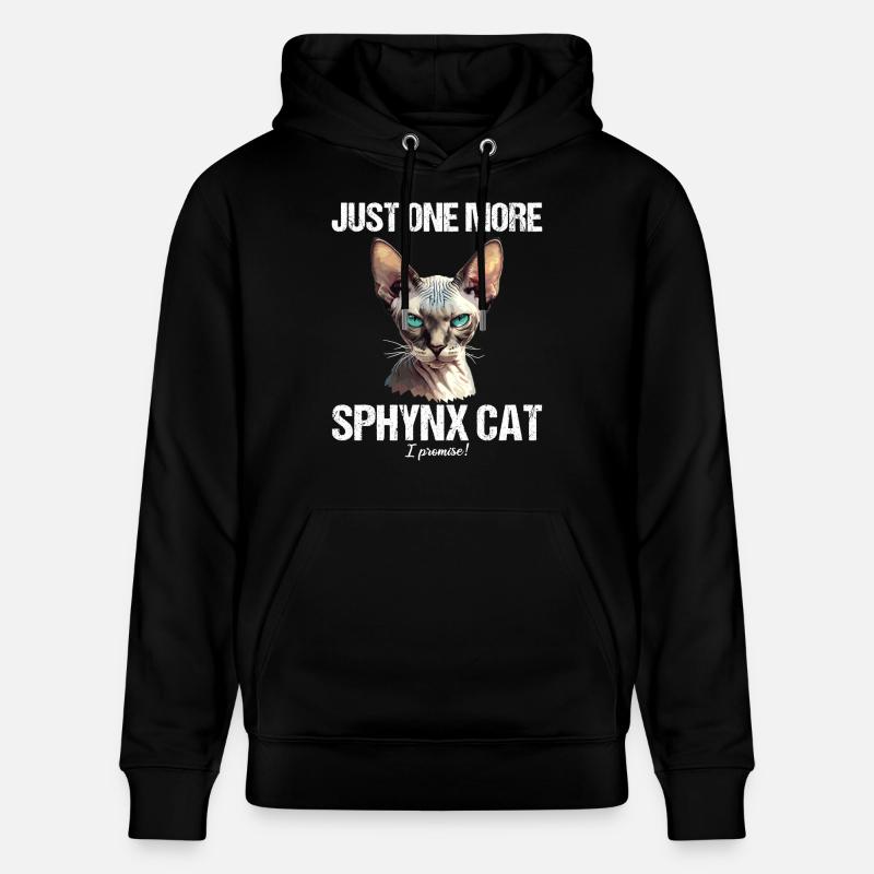 Sphynx Kätzchen Sphynx Katze - Stanley/Stella Unisex Bio-Hoodie CRUISER  - Schwarz