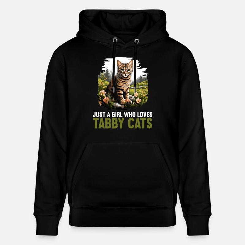 Tabby Kätzchen Tabby Katze - Stanley/Stella Unisex Bio-Hoodie CRUISER  - Schwarz