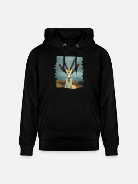 Antelope Antilopen Antilope - Stanley/Stella CRUISER Unisex Organic Hoodie - black