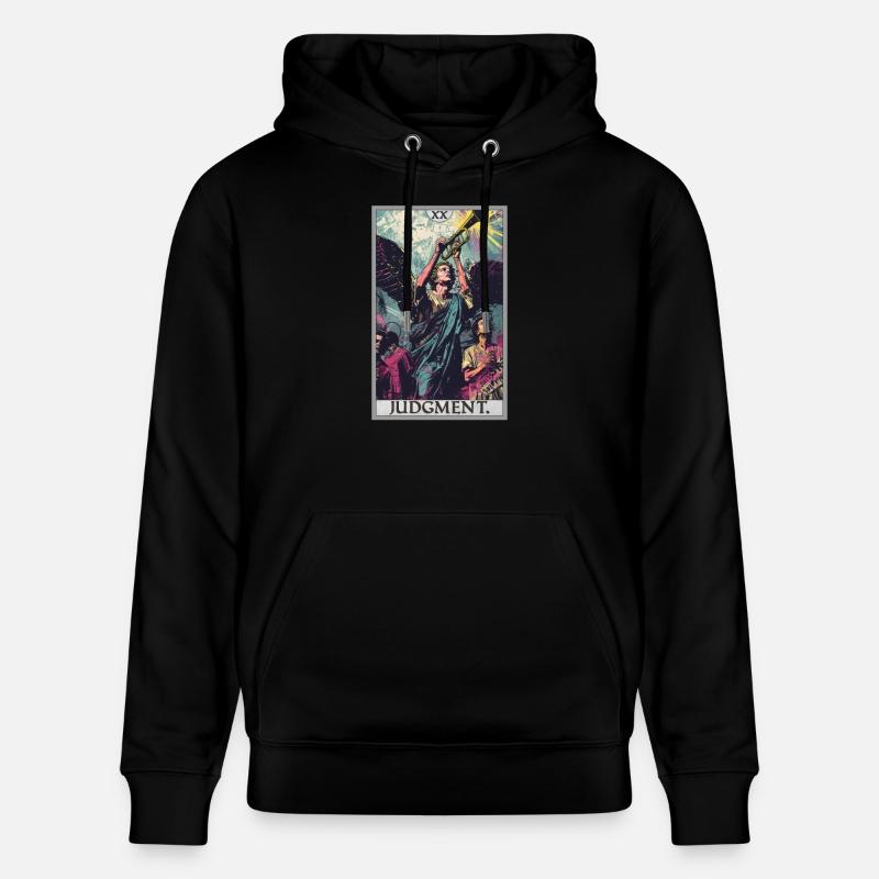Tarotkarten Tarotkarte 20 Judgment Gericht - Stanley/Stella Unisex Bio-Hoodie CRUISER  - Schwarz
