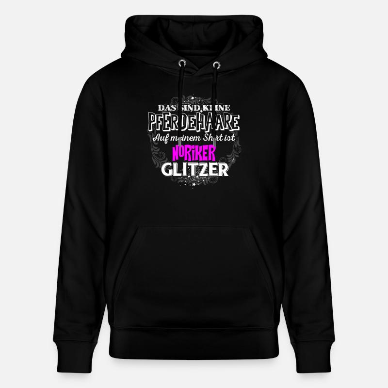 NORIKER - Glitzer - Stanley/Stella Unisex Bio-Hoodie CRUISER  - Schwarz