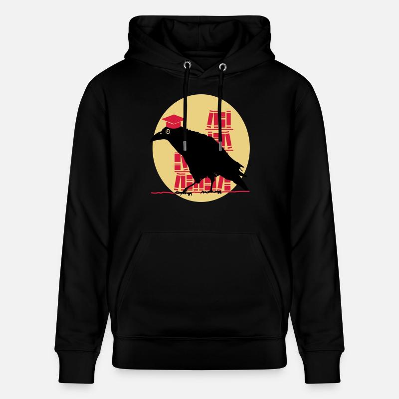 Dr. Crow - Stanley/Stella Unisex Bio-Hoodie CRUISER  - Schwarz