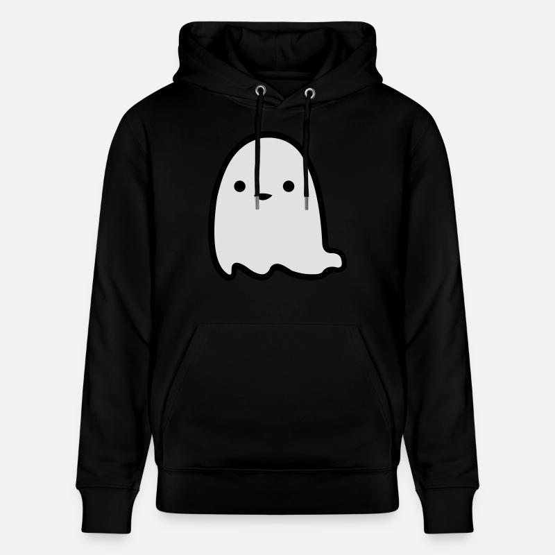 cute_ghost_2 - Sweat à capuche bio CRUISER Stanley/Stella Unisexe - noir