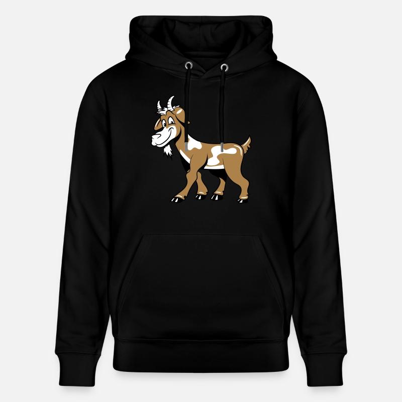 Chèvre gentiment gentille - Sweat à capuche bio CRUISER Stanley/Stella Unisexe - noir