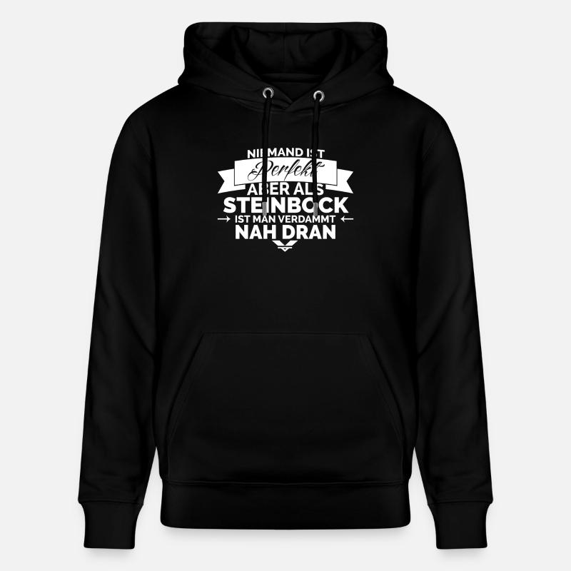 STERNZEICHEN STEINBOCK - Stanley/Stella Unisex Bio-Hoodie CRUISER  - Schwarz