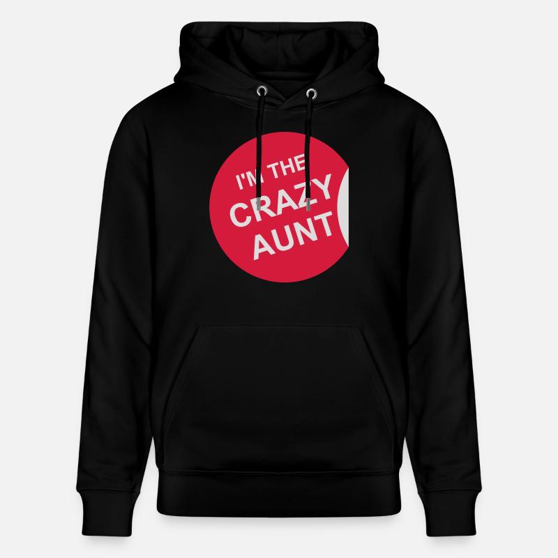 à The Crazy Aunt - Sweat à capuche bio CRUISER Stanley/Stella Unisexe - noir