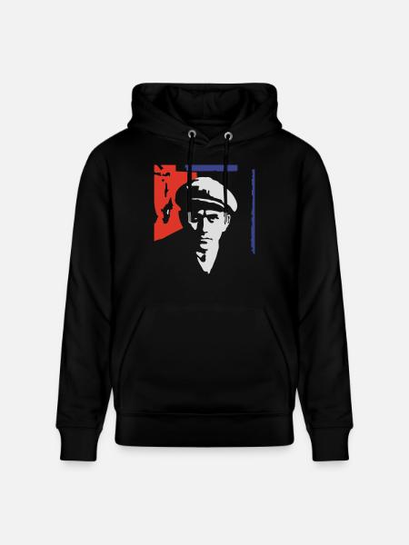 majakovskij1_3c_ge - Stanley/Stella Unisex Bio-Hoodie CRUISER - Schwarz