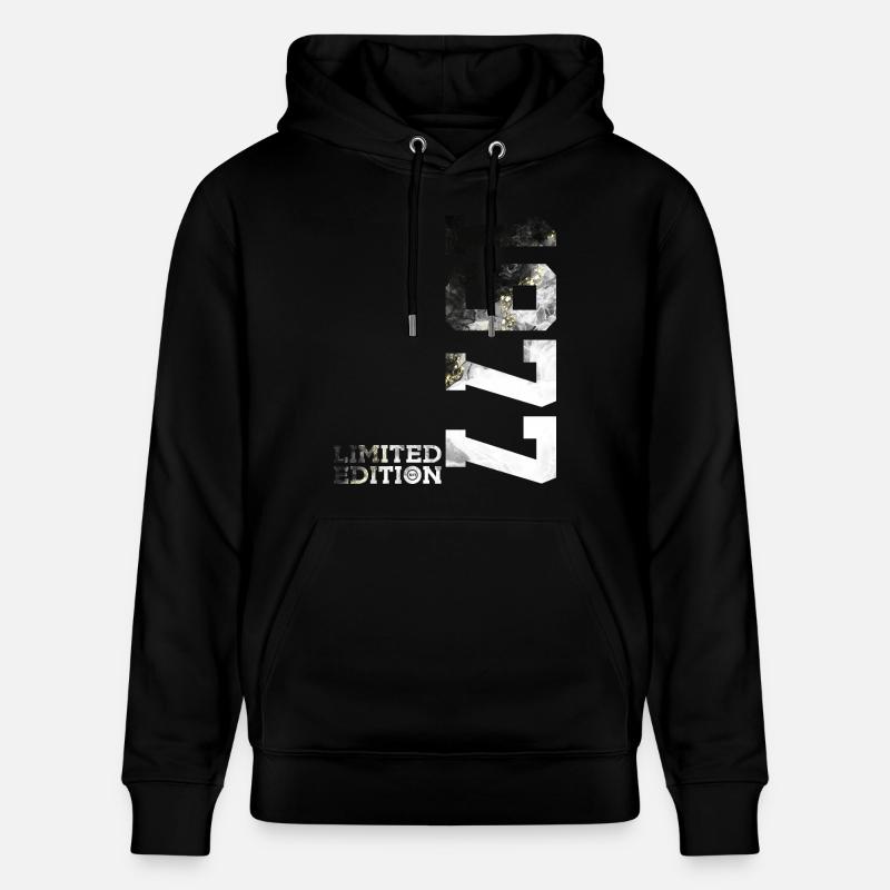 49E ANNIVERSAIRE ÉDITION LIMITÉE 1977 - Sweat à capuche bio CRUISER Stanley/Stella Unisexe - noir