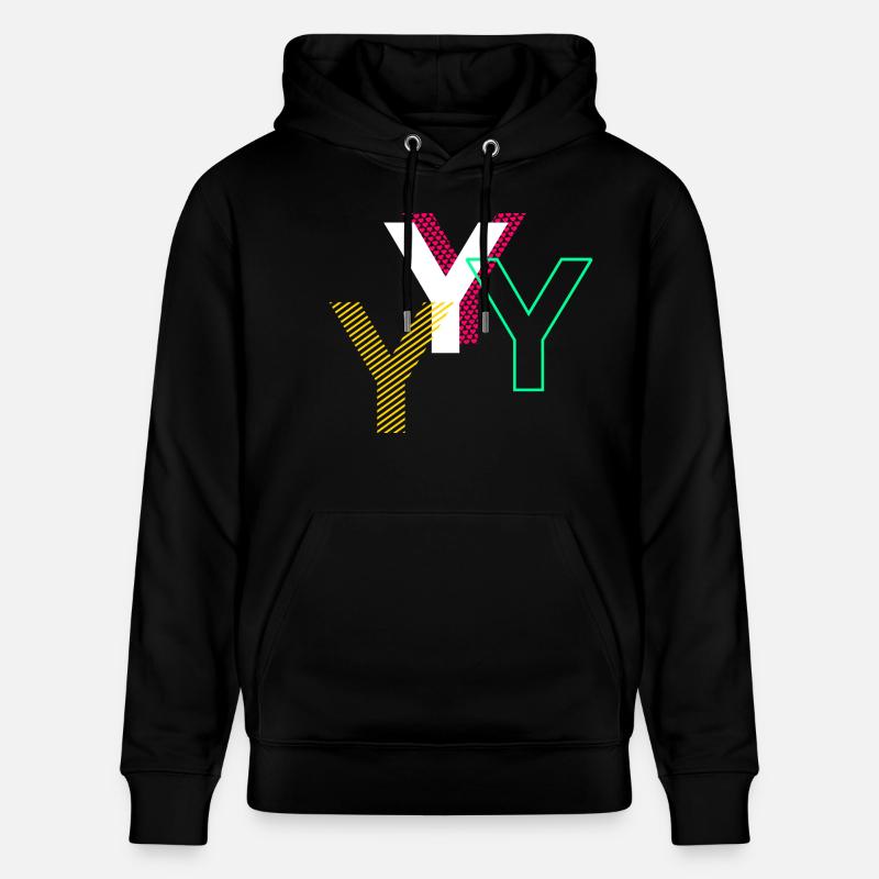 Y Buchstabe - Stanley/Stella Unisex Bio-Hoodie CRUISER  - Schwarz