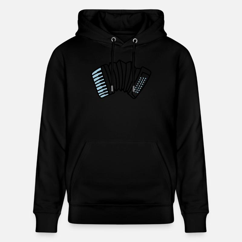 accordeon - Sweat à capuche bio CRUISER Stanley/Stella Unisexe - noir