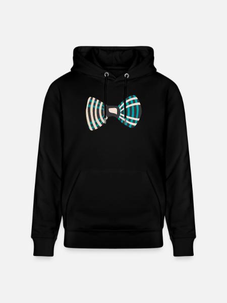 noeud papillon 904_k - Sweat à capuche bio CRUISER Stanley/Stella Unisexe - noir