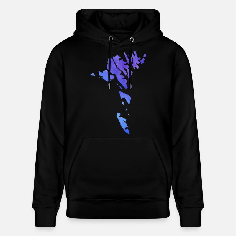 faroe - Stanley/Stella Unisex Bio-Hoodie CRUISER  - Schwarz