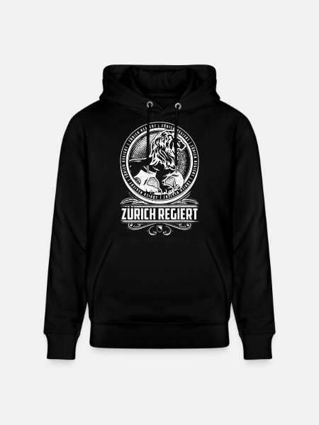 Zurich rules - Zurich - Zurich - Zurich - Stanley/Stella CRUISER Unisex Organic Hoodie - black