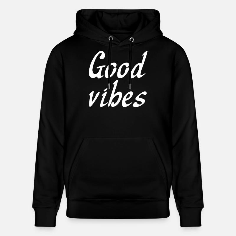 Gute Stimmung - Stanley/Stella Unisex Bio-Hoodie CRUISER  - Schwarz