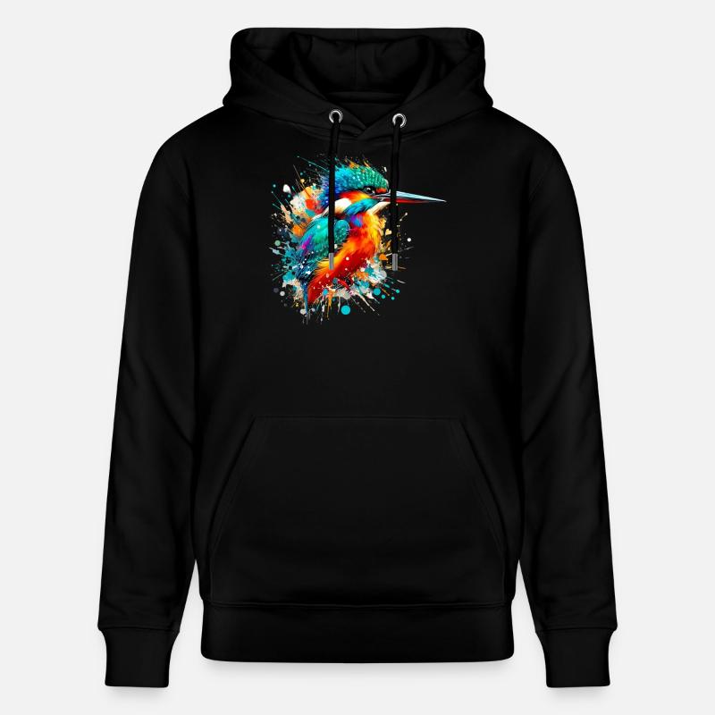 Eisvogel - Stanley/Stella Unisex Bio-Hoodie CRUISER  - Schwarz