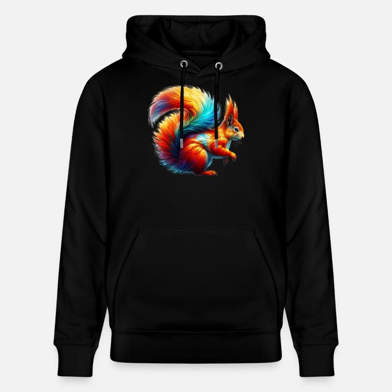 Eichhörnchen - Stanley/Stella Unisex Bio-Hoodie CRUISER  - Schwarz