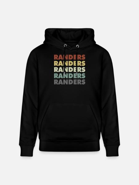 Randers - Denmark - Denmark - Scandinavia - Stanley/Stella CRUISER Unisex Organic Hoodie - black