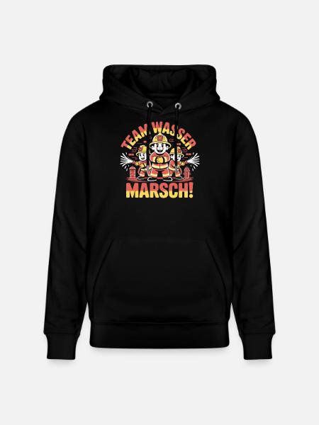 Fire department Firefighter Volunteer fire department - Stanley/Stella CRUISER Unisex Organic Hoodie - black