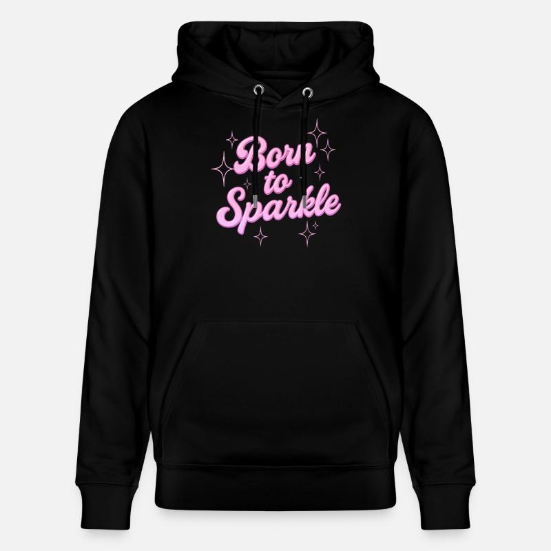 Né pour briller / Y2K Statement Design - Sweat à capuche bio CRUISER Stanley/Stella Unisexe - noir