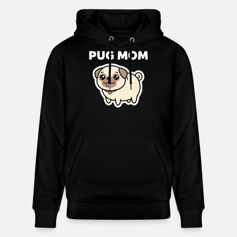 Mignonne Carlin et Maman Amoureuse - Sweat à capuche bio CRUISER Stanley/Stella Unisexe - noir