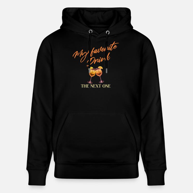 Ma boisson préférée ensuite - Sweat à capuche bio CRUISER Stanley/Stella Unisexe - noir