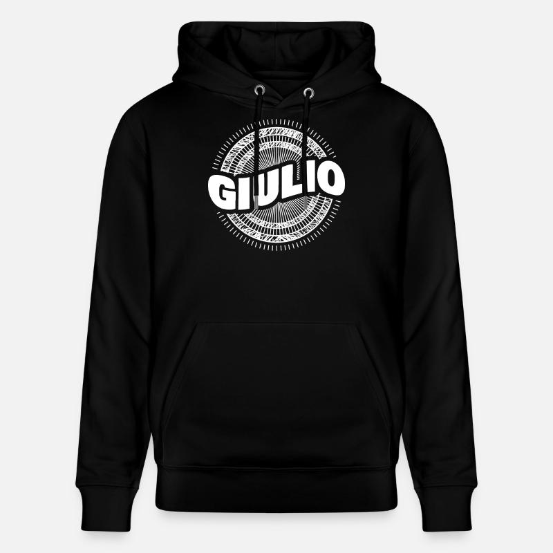 Giulio als Name - Stanley/Stella Unisex Bio-Hoodie CRUISER  - Schwarz