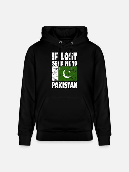 Drapeau pakistanais - Sweat à capuche bio CRUISER Stanley/Stella Unisexe - noir