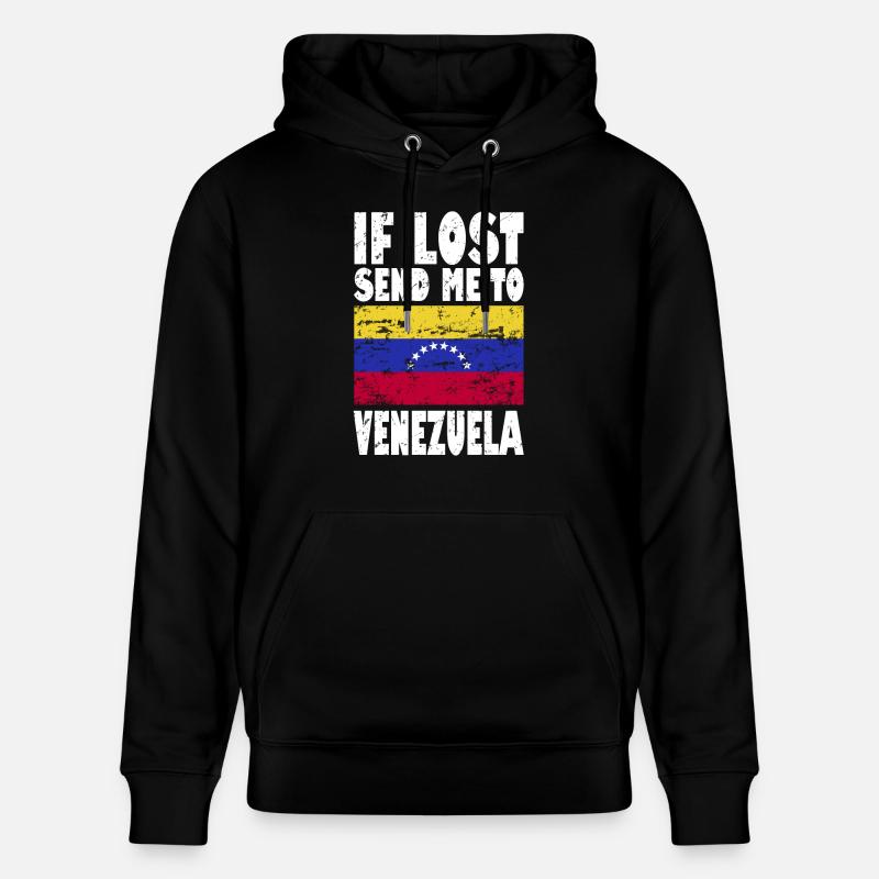 Drapeau du Venezuela - Sweat à capuche bio CRUISER Stanley/Stella Unisexe - noir