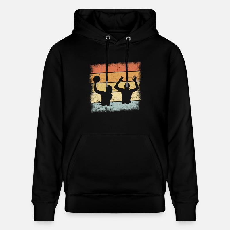 Conception de water-polo - Sweat à capuche bio CRUISER Stanley/Stella Unisexe - noir