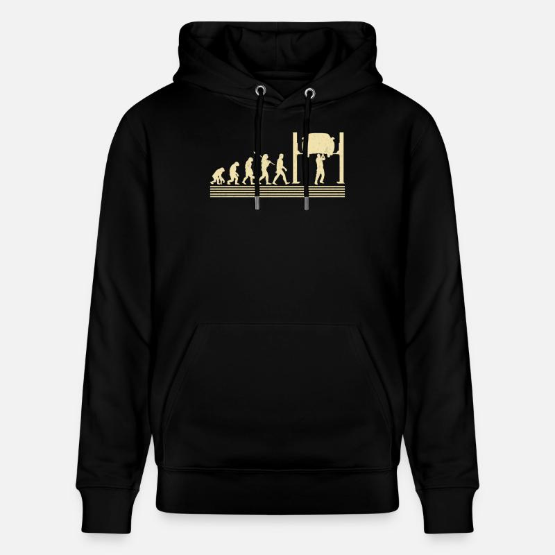 Automechanische Evolution - Stanley/Stella Unisex Bio-Hoodie CRUISER  - Schwarz