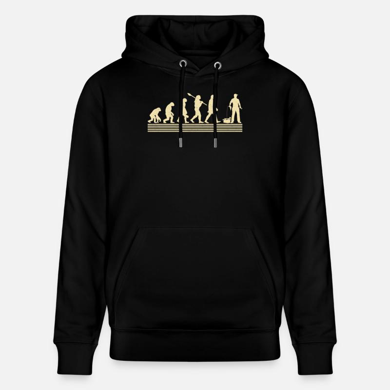 Mechanische Evolution - Stanley/Stella Unisex Bio-Hoodie CRUISER  - Schwarz