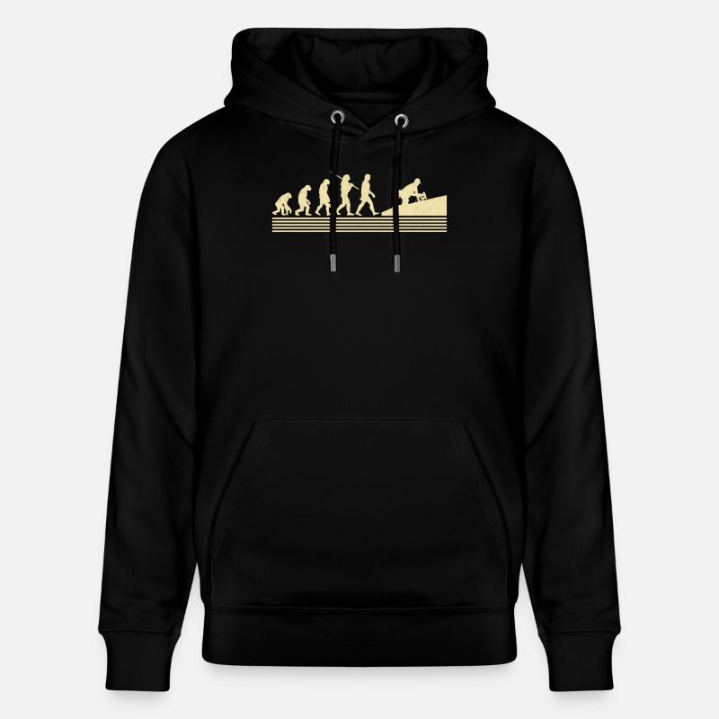 Dachdecker Evolution - Stanley/Stella Unisex Bio-Hoodie CRUISER  - Schwarz
