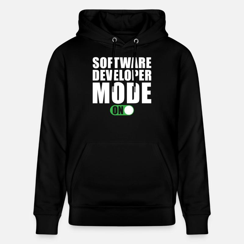 Software Entwickler Modus Ein - Stanley/Stella Unisex Bio-Hoodie CRUISER  - Schwarz