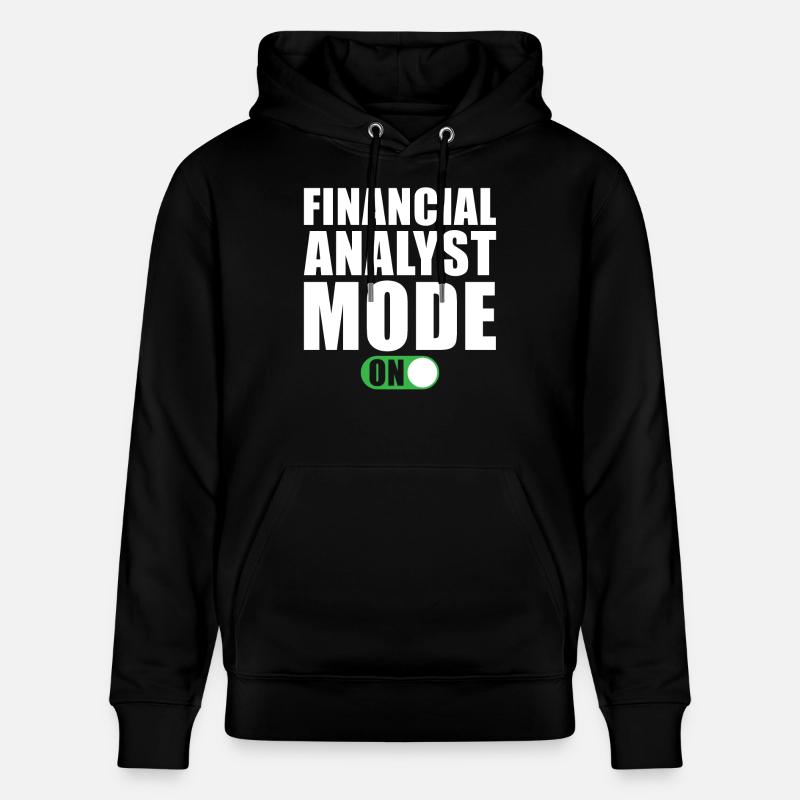 Mode Analyste financier activé - Sweat à capuche bio CRUISER Stanley/Stella Unisexe - noir