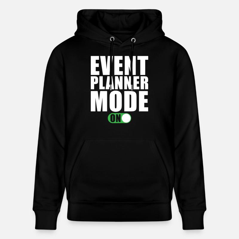 Event Planer Modus Ein - Stanley/Stella Unisex Bio-Hoodie CRUISER  - Schwarz