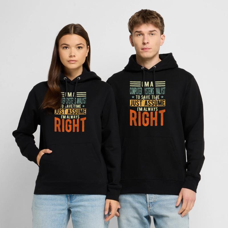 Computer Systems Analyst Stanley/Stella CRUISER Unisex Organic Hoodie