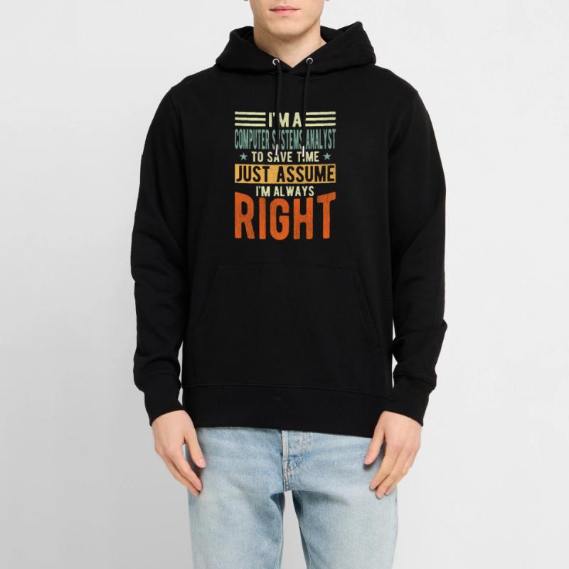 Computer Systems Analyst Stanley/Stella CRUISER Unisex Organic Hoodie