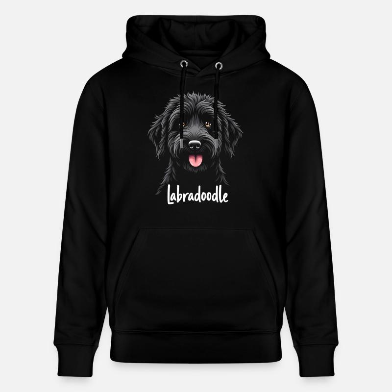 Labradoodle Amitié - Sweat à capuche bio CRUISER Stanley/Stella Unisexe - noir