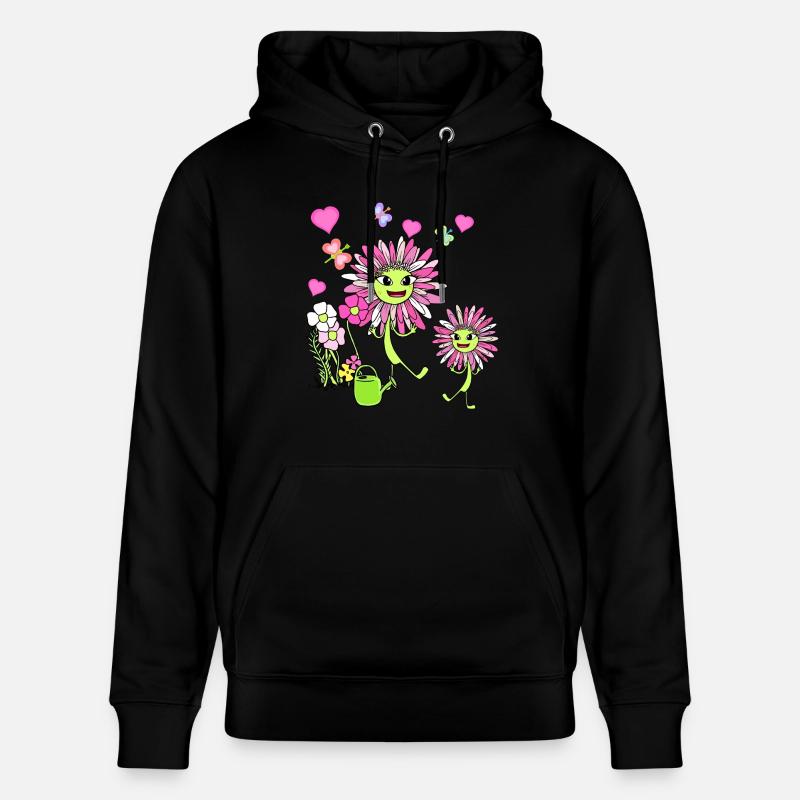Jardin Fleur Fleurs Enfants Enfant - Sweat à capuche bio CRUISER Stanley/Stella Unisexe - noir