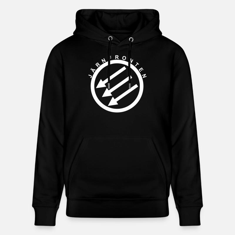 Järnfronten / Eiserne Front / Iron Front - Stanley/Stella CRUISER Unisex Organic Hoodie - black